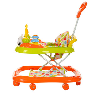 Ходунки детские Bambi  839-1B, с родительской ручкой и ковриком